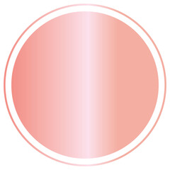 Rose Gold Abstract Shape Line