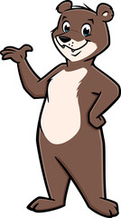 Cartoon Happy Bear