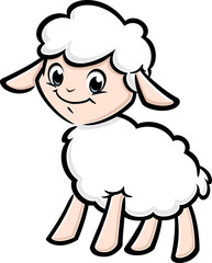 Cartoon Cute Lamb