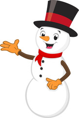 Cartoon Snowman