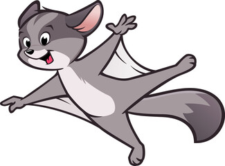 Cartoon Sugar Glider