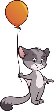 recommend clip art: Cartoon Sugar Glider