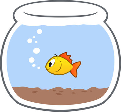Cartoon Fish Bowl