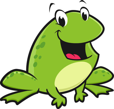 Cartoon Funny Frog