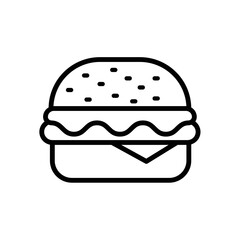 hamburger icon vector design template in white background