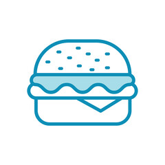 hamburger icon vector design template in white background