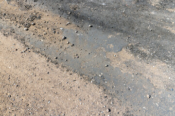 paved road for car traffic