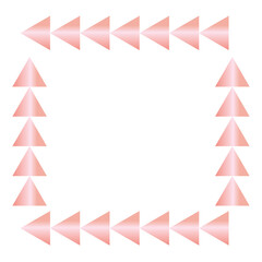 Rose Gold Square Frame