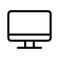 Screen Icon Vector Symbol Design Illustration