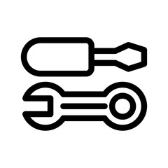 Tools Icon Vector Symbol Design Illustration