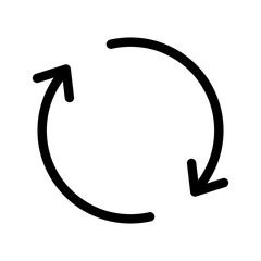 Reload Icon Vector Symbol Design Illustration