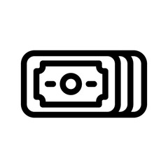 Cash Icon Vector Symbol Design Illustration