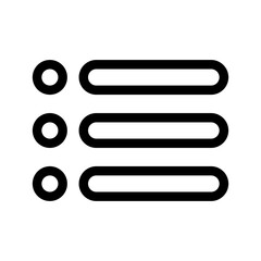 Fototapeta premium List Icon Vector Symbol Design Illustration