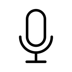 Microphone Icon Vector Symbol Design Illustration