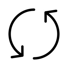 Refresh Icon Vector Symbol Design Illustration