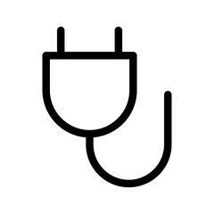 Electric Plug Icon Vector Symbol Design Illustration