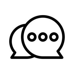 Chat Icon Vector Symbol Design Illustration