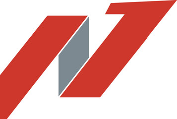 Letter N1 Logo Design Vector