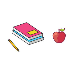 Illustration of Apple books pencil