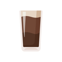 Hot coffee mug vector. Popular drink menu in the cafe For drinking to wake up in the morning