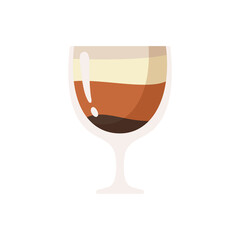 Hot coffee mug vector. Popular drink menu in the cafe For drinking to wake up in the morning