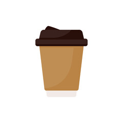 simple coffee cup vector For the hot drink menu in the cafe