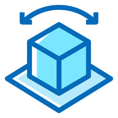 3d modeling Icon Illustration