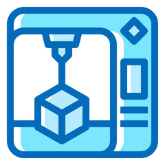 3d printer Icon Illustration
