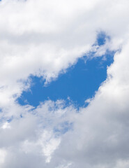 Obraz premium blue sky with clouds