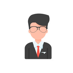 cartoon judge vector concept of fair judgment