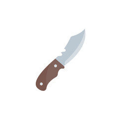 Obraz premium A knife weapon. The weapon of a robber in a murder case.