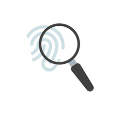 detective cartoon The concept of truth investigation in crime cases.