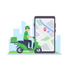 parcel boxes for online delivery Internet ordering concept