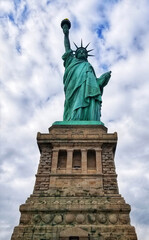 Obraz premium statue of liberty city