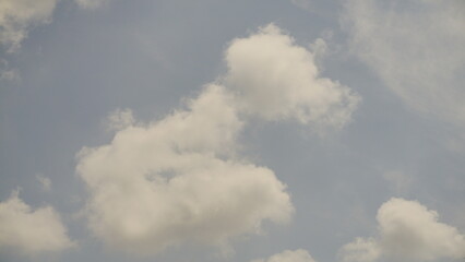 Clouds in the blue sky
