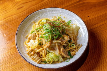 ホルモンうどん