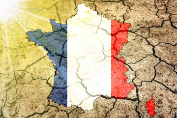 Dürre und Hitze in Frankreich