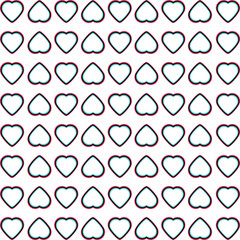 Hearts patterns fresh modern - valentine vector.