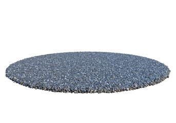 gravel  on a transparent background
