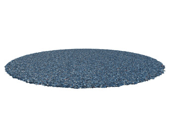 gravel  on a transparent background
