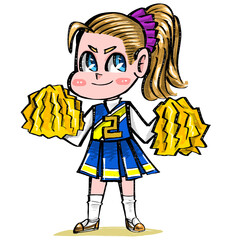 cheerleader girl