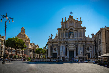 Fototapeta na wymiar Catania, ciudad barroca (UNESCO). Sicilia (Italia)