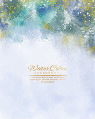 abstract watercolor textured background. Design for your date, postcard, banner, logo.