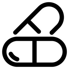 Pill Icon Illustration