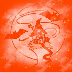 Halloween design house haunted 