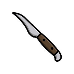 kitchen knife icon vector design template in white background