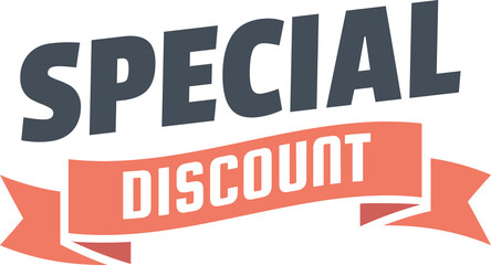 sale banner isolated on transparent background