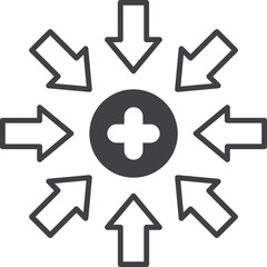 hospital and medicine illustration on transparent background