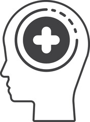 hospital and medicine illustration on transparent background