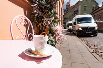 Strassenkaffee im Szene-Viertel von Vilnius